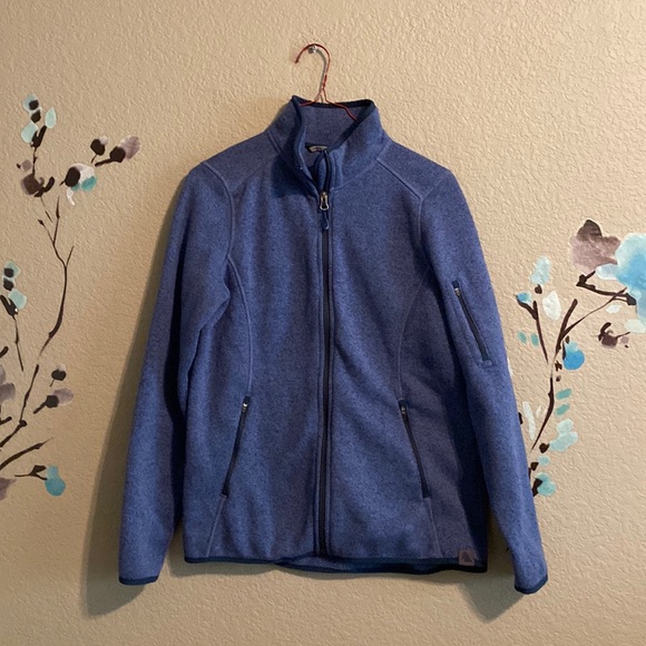 L.l. Bean full zip fleece jacket M - Picture 1 of 5